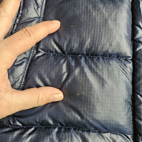 J. Crew Down Puffer Vest Women's Large Navy Blue - Picture 2 of 12